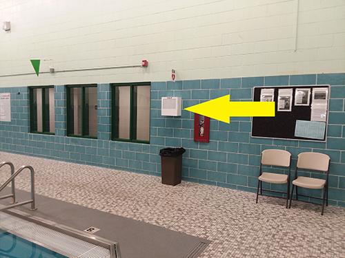 HPER Pool; AED location